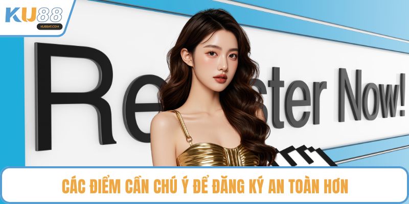 Các điểm cần chú ý để đăng ký an toàn hơn